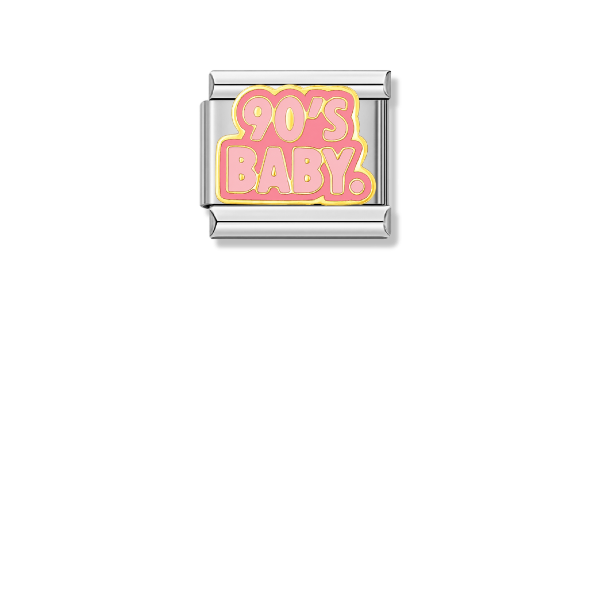 90's Baby – silver Italian charm by Italycharm