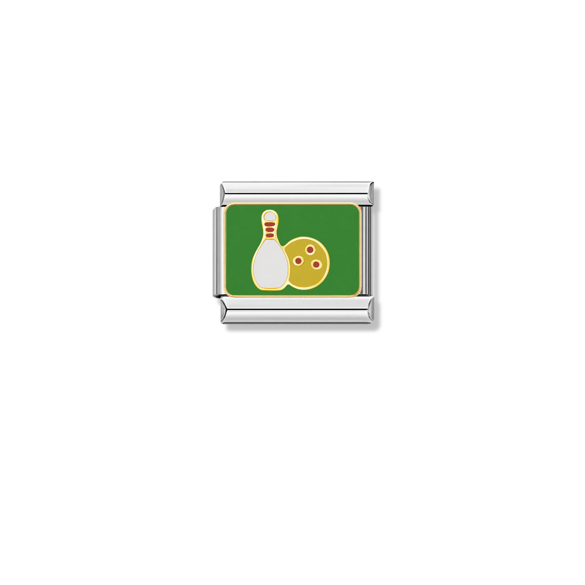 Bowling – silver Italian charm by Italycharm