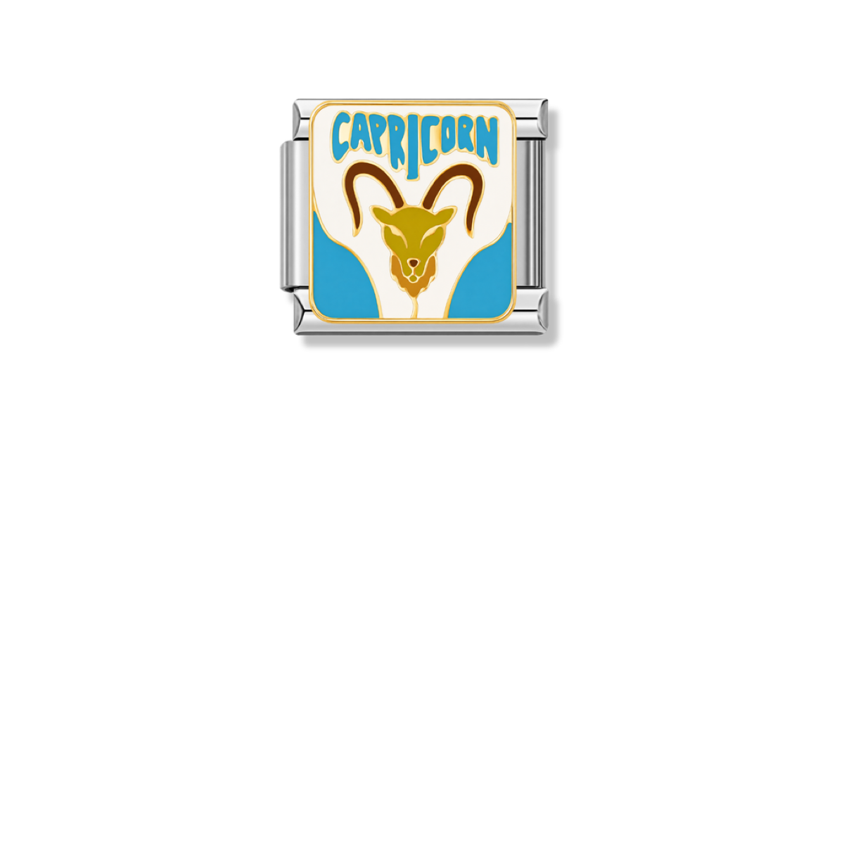Capricorn – silver Italian charm by Italycharm