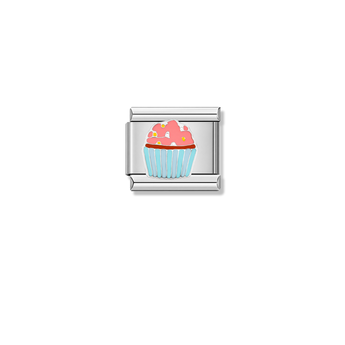 Cupcake Cutie – silver Italian charm by Italycharm