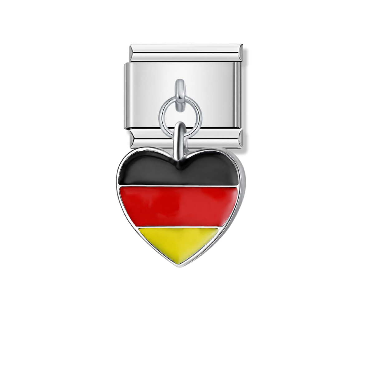 Germany Flag – silver Italian pendant charm by Italycharm
