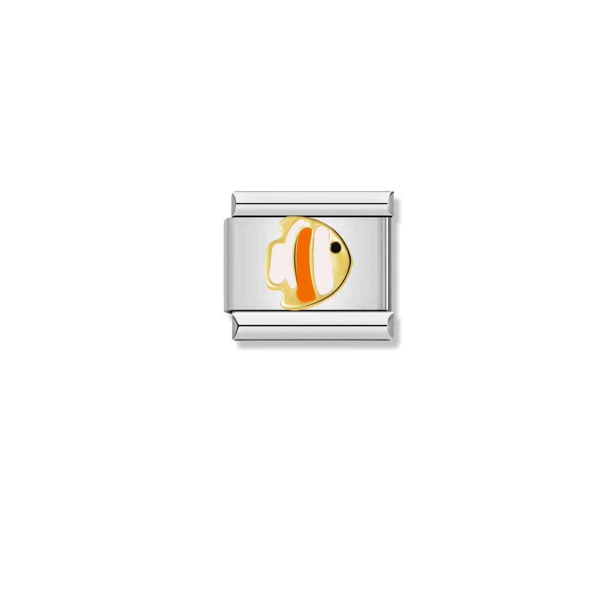 Orange Clownfish - Silver Charm