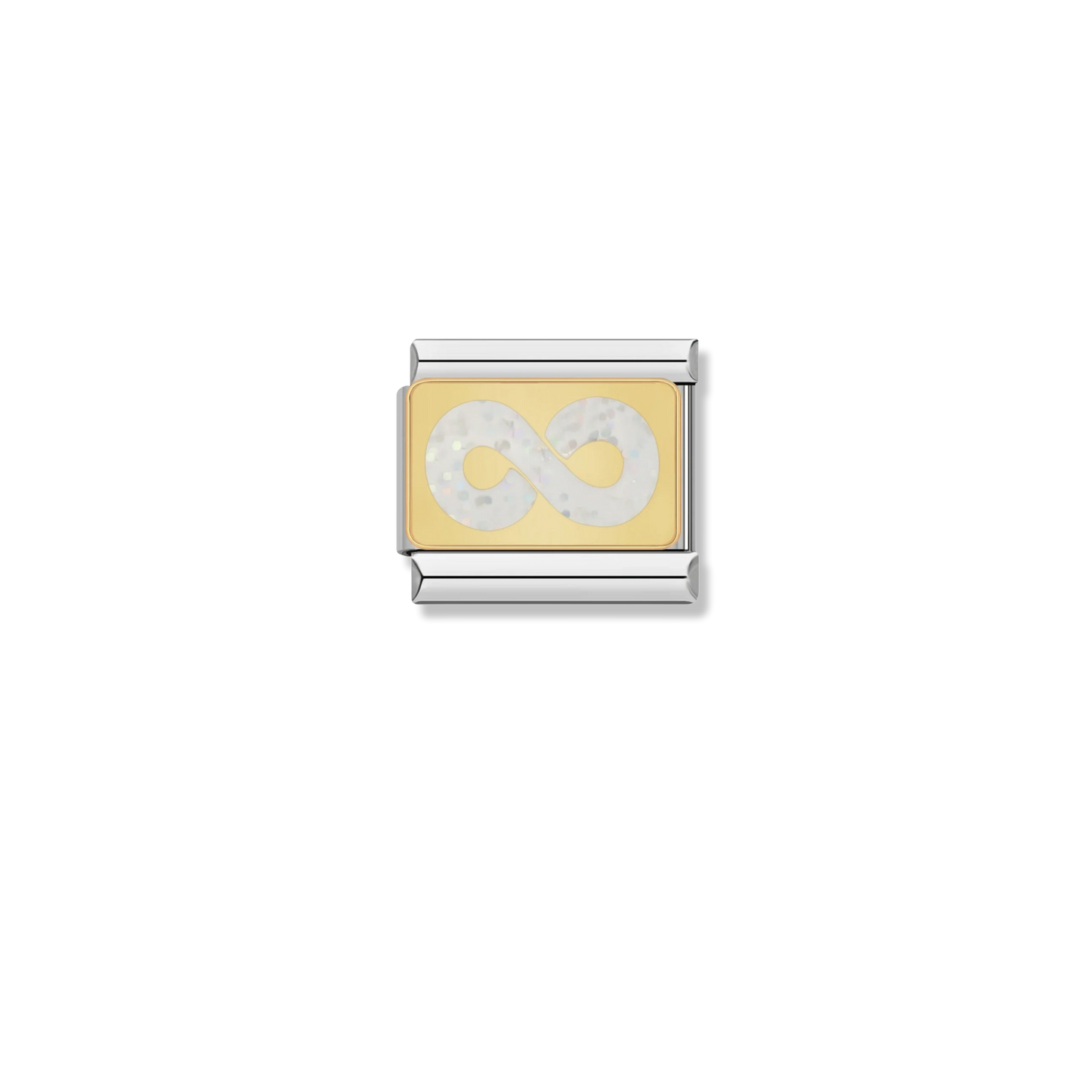 Glittering Infinity - Gold Charm