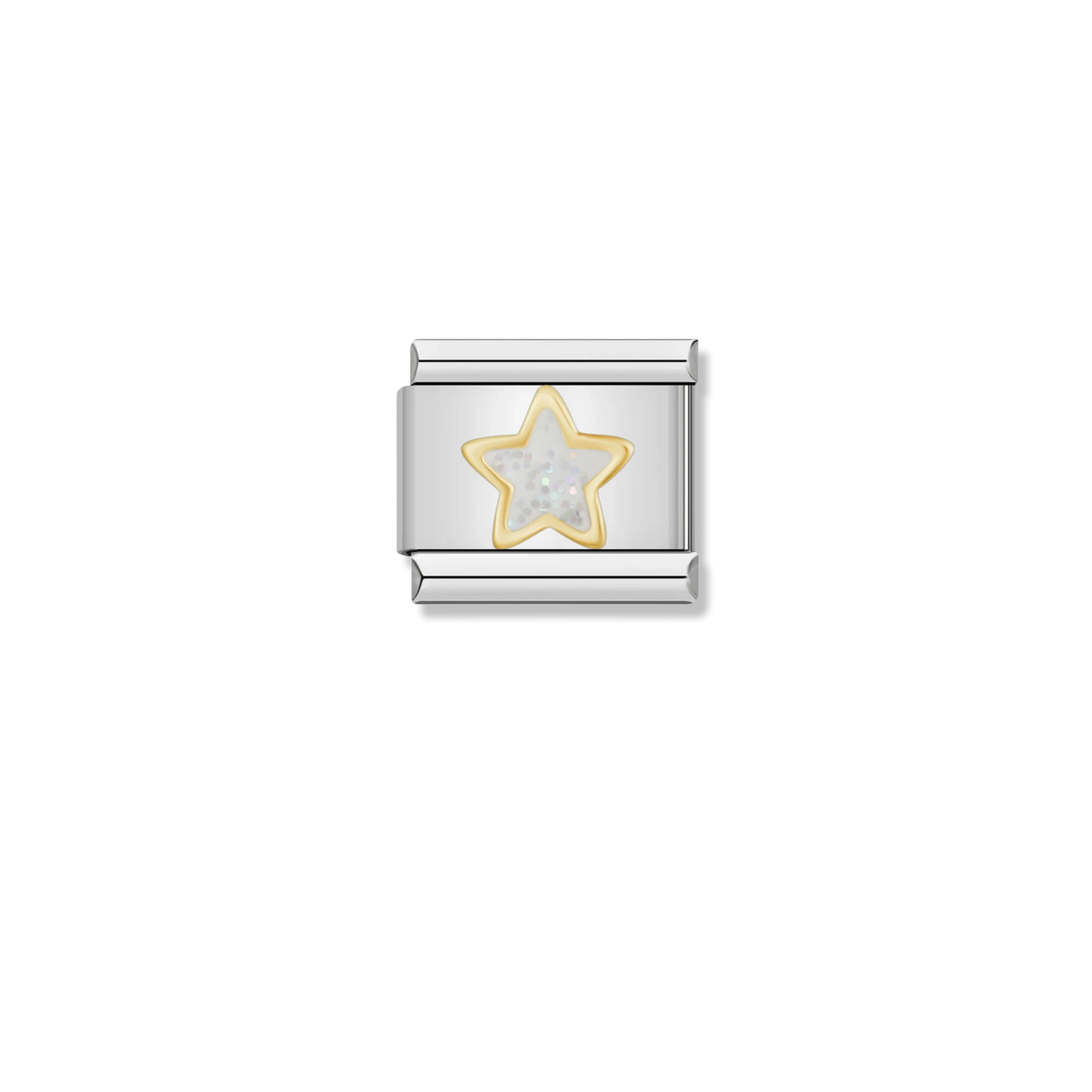 Wishing Sparkle Star - Silver Charm