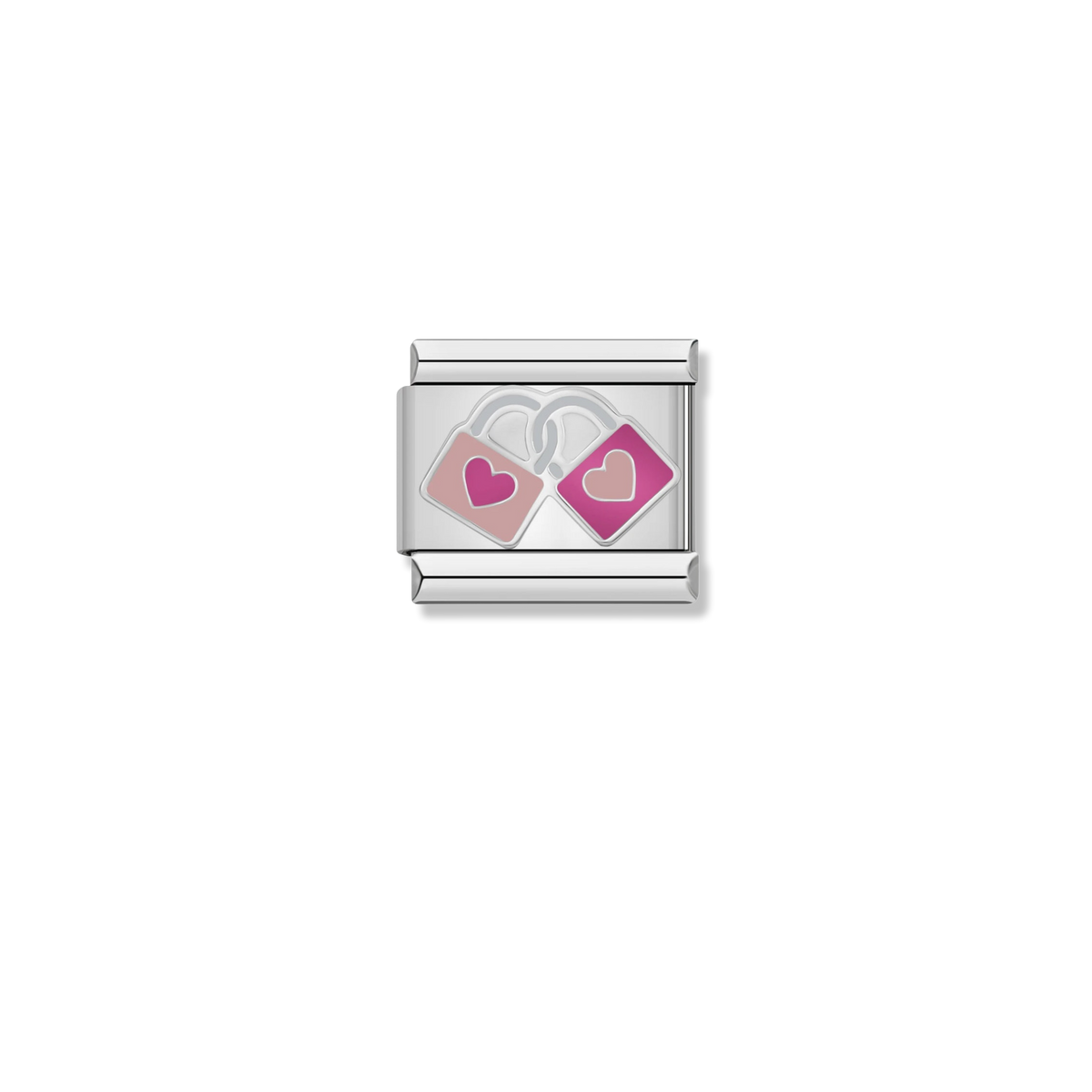 Twin Heart Cards - Silver Charm