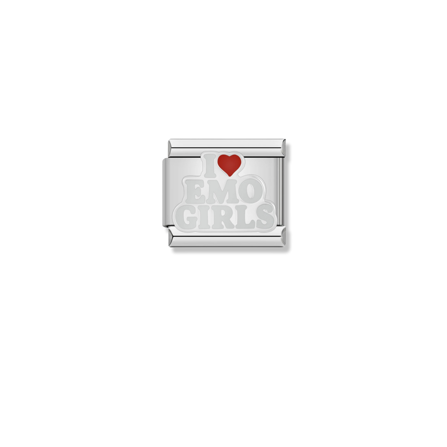 I Love Emo Girls - Silver Charm