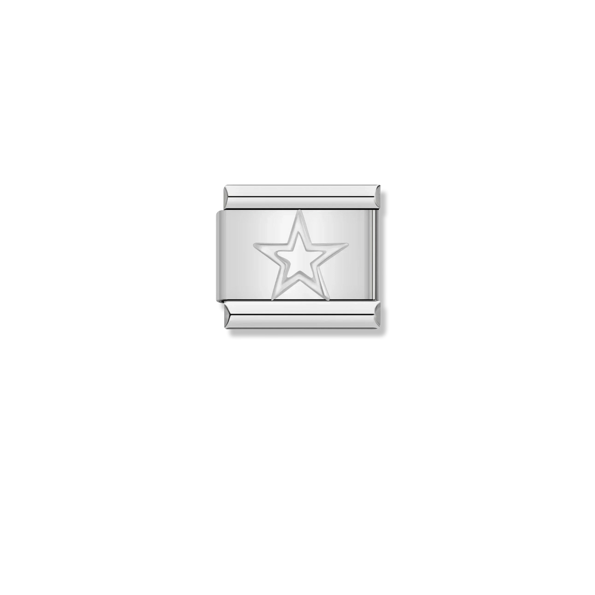 Silver Star Outline - Silver Charm