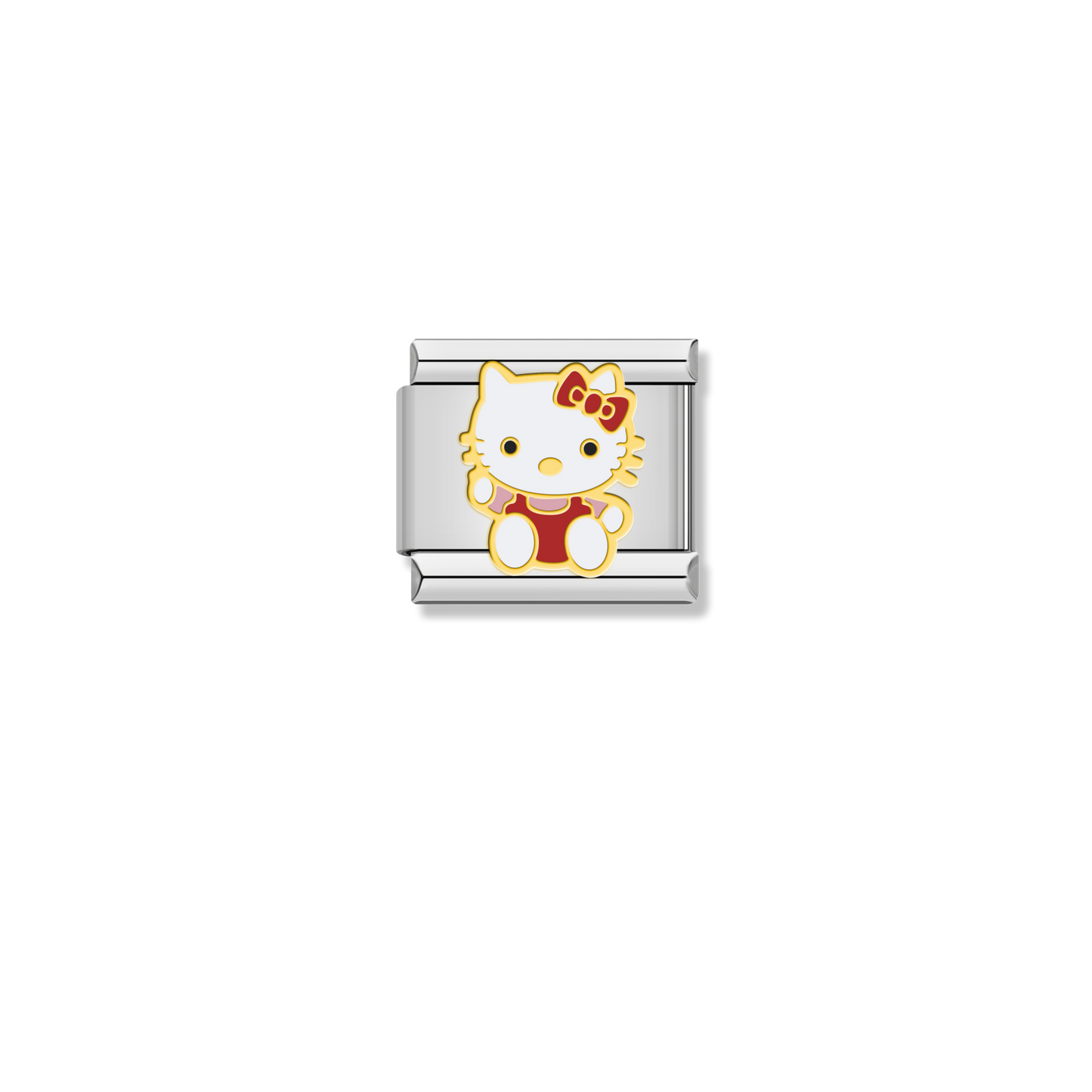 Hello Kitty Red Romper - Silver Charm