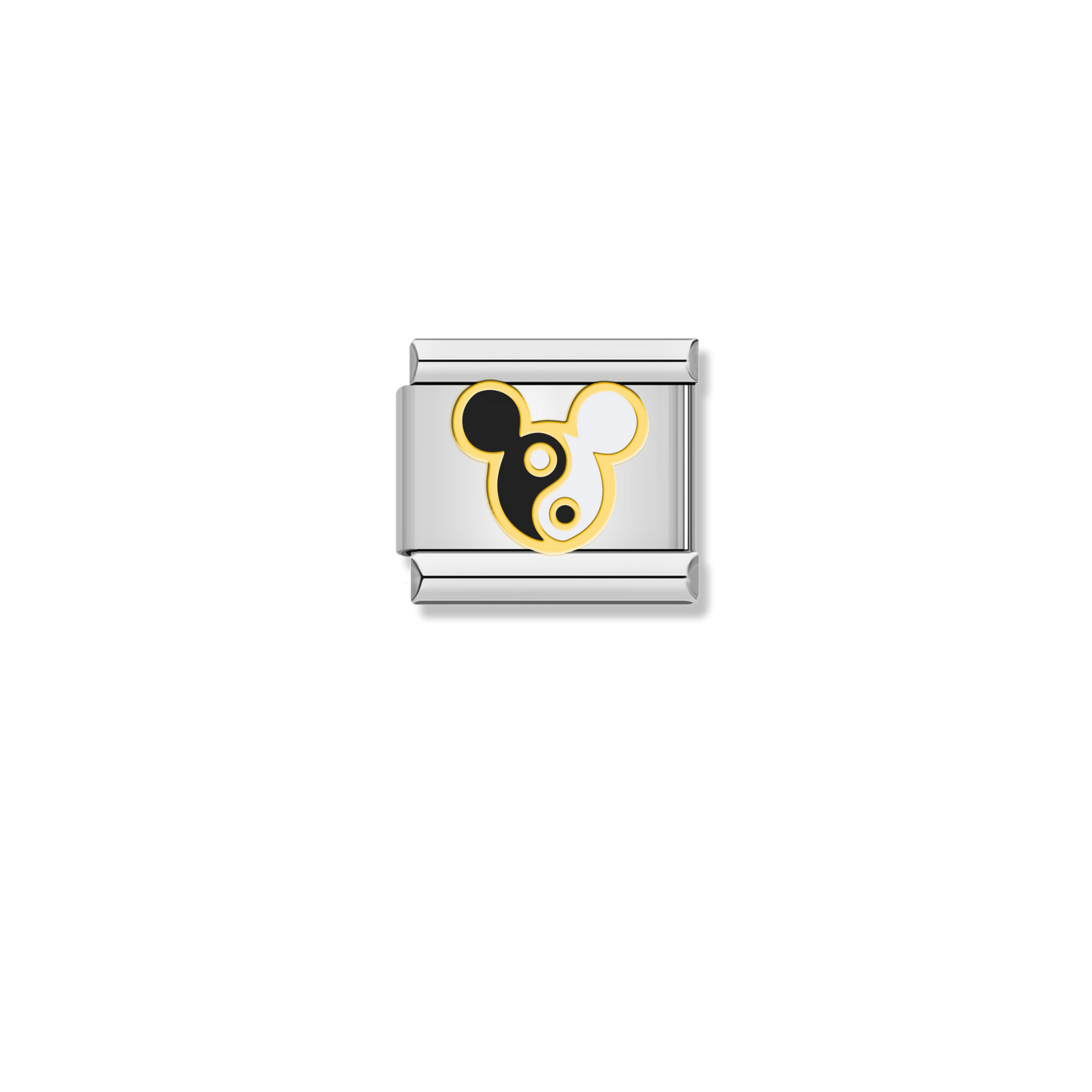 Mickey Yin Yang - Silver Charm