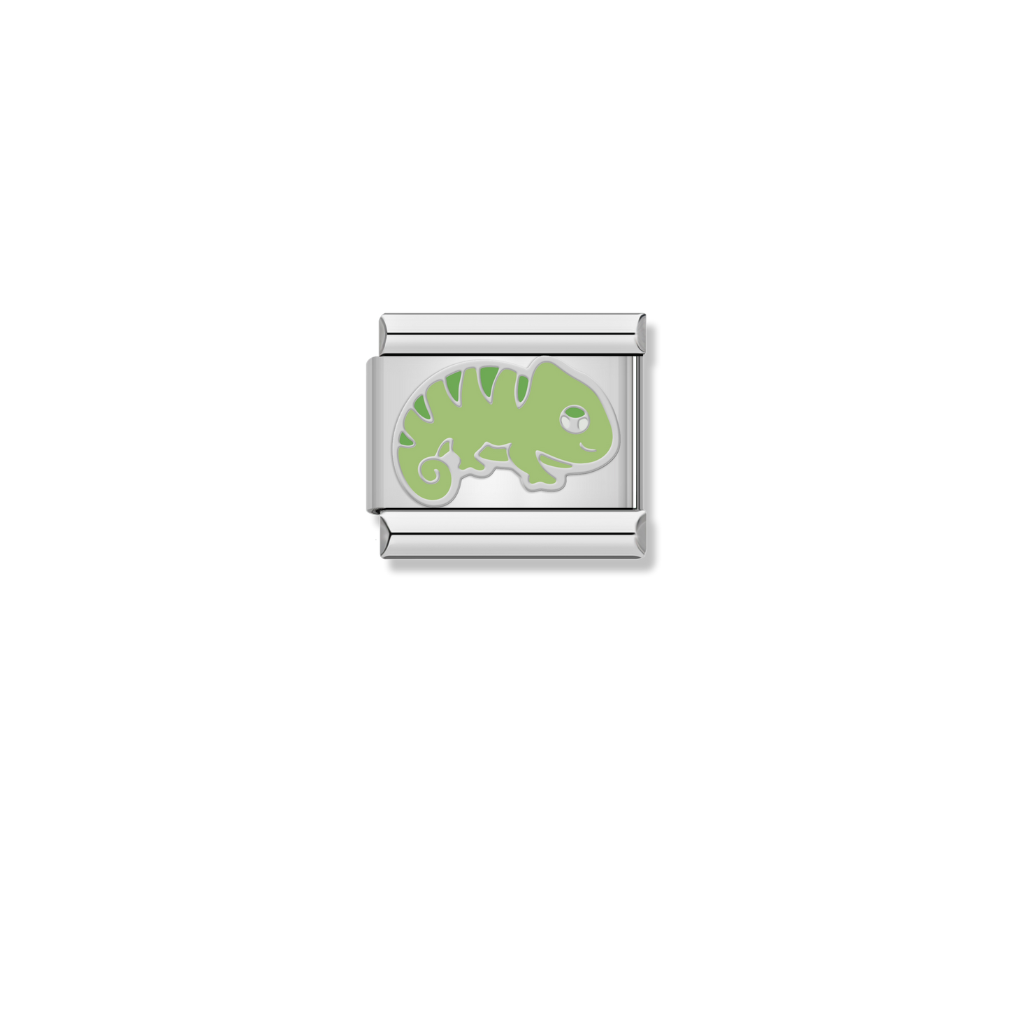 Green Chameleon - Silver Charm