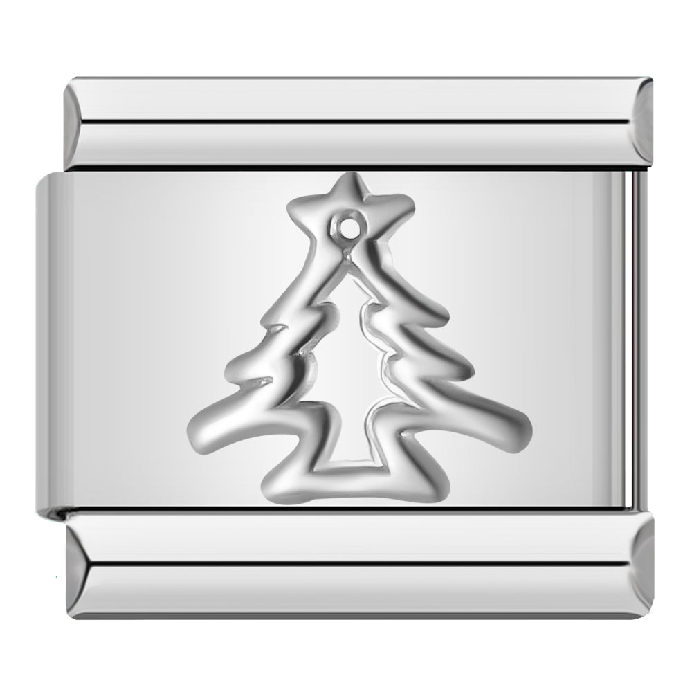Silver Christmas Tree - Silver Charm