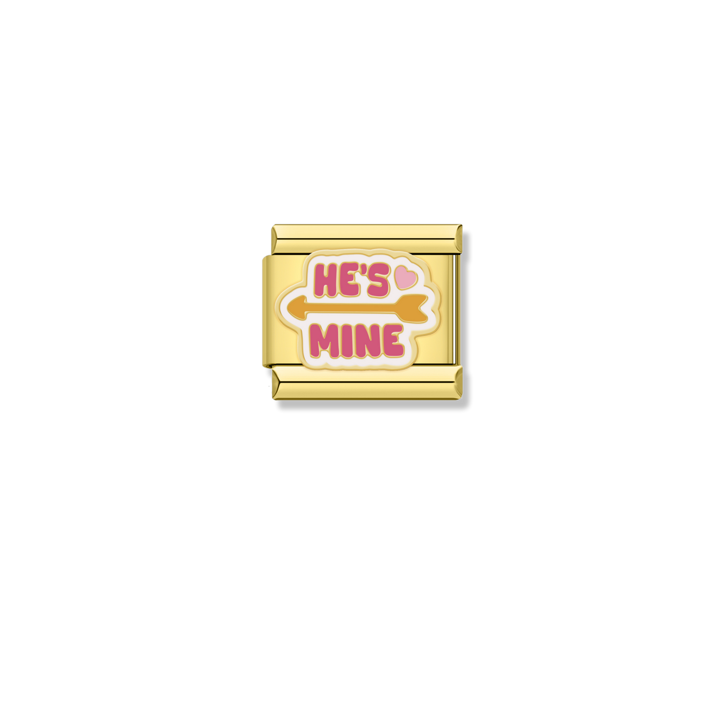 He's Mine - Gold Charm