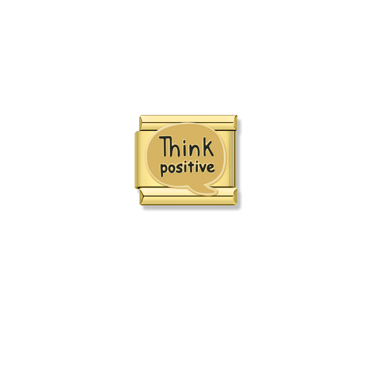 Think Positive - Gold Charm