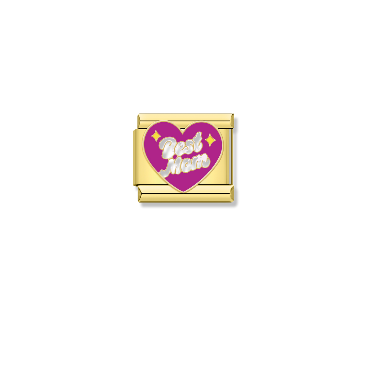 Best Mom Heart - Gold Charm