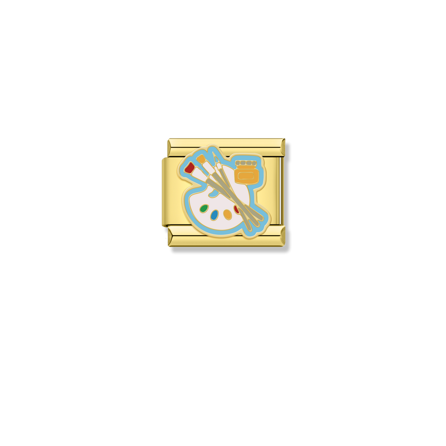 Artist Paint Palette - Gold Charm