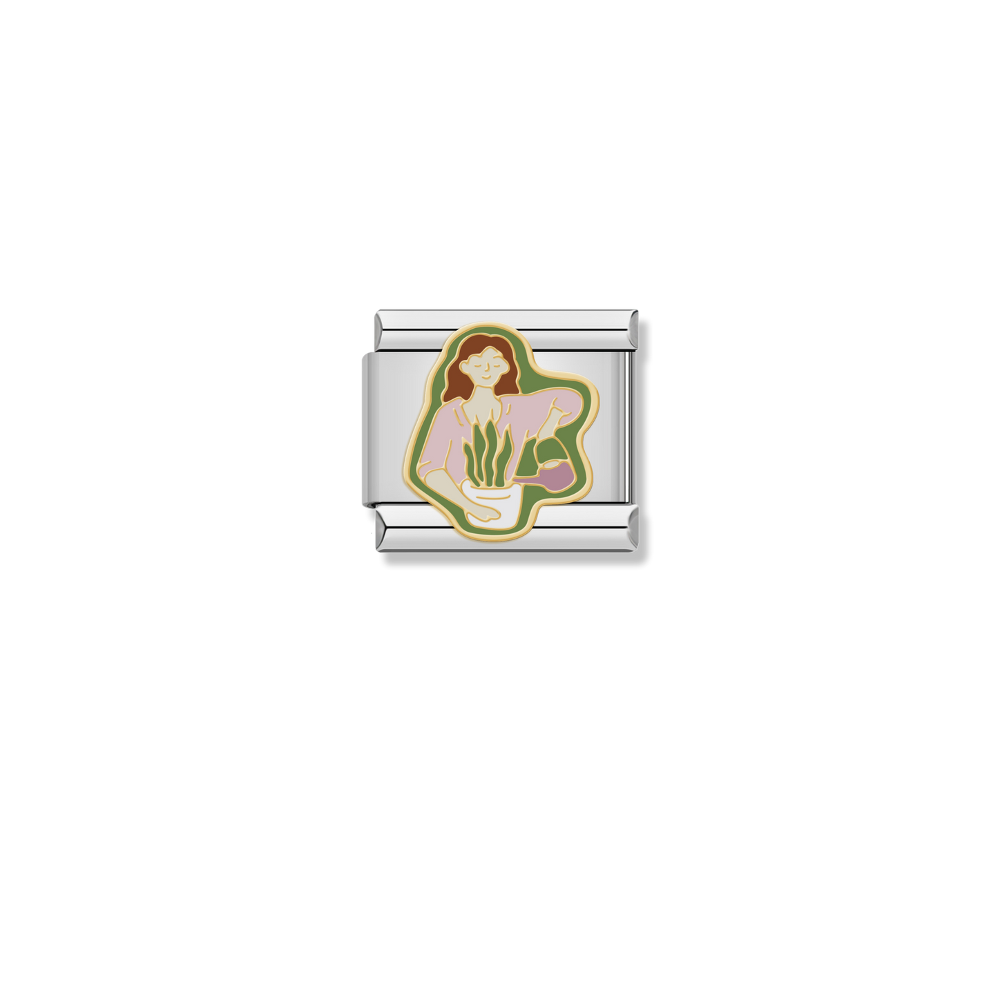 Plant Care Girl - Silver Charm