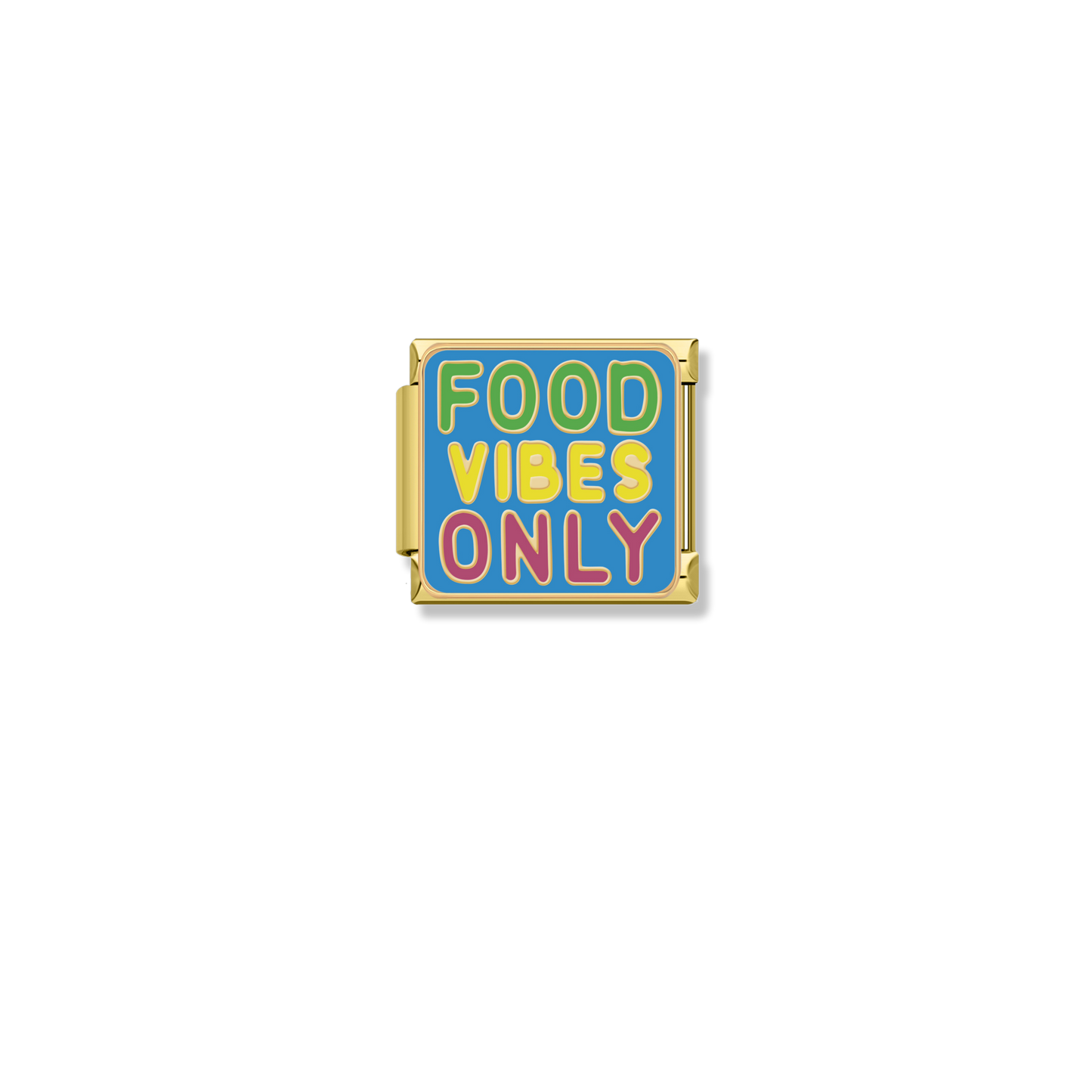 Food Vibes Only - Gold Charm