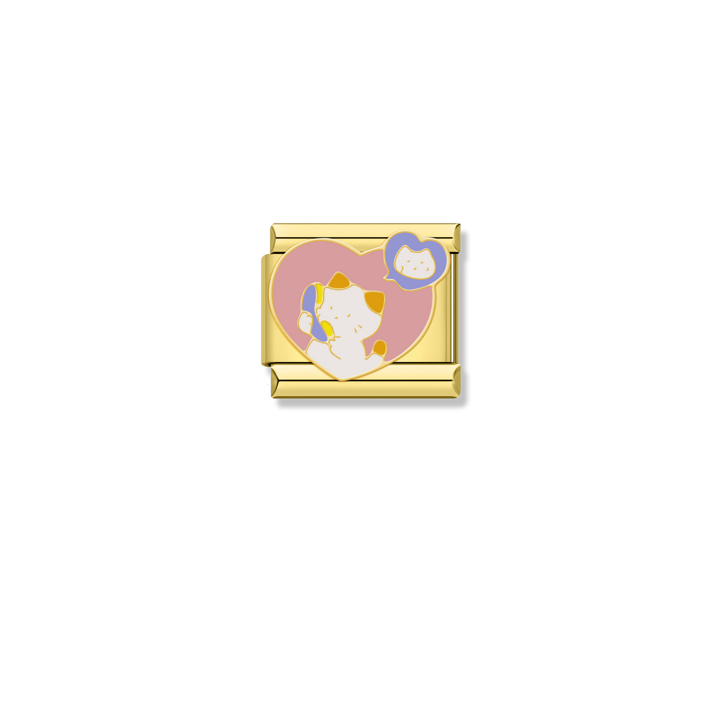Kitty Call Me - Gold Charm