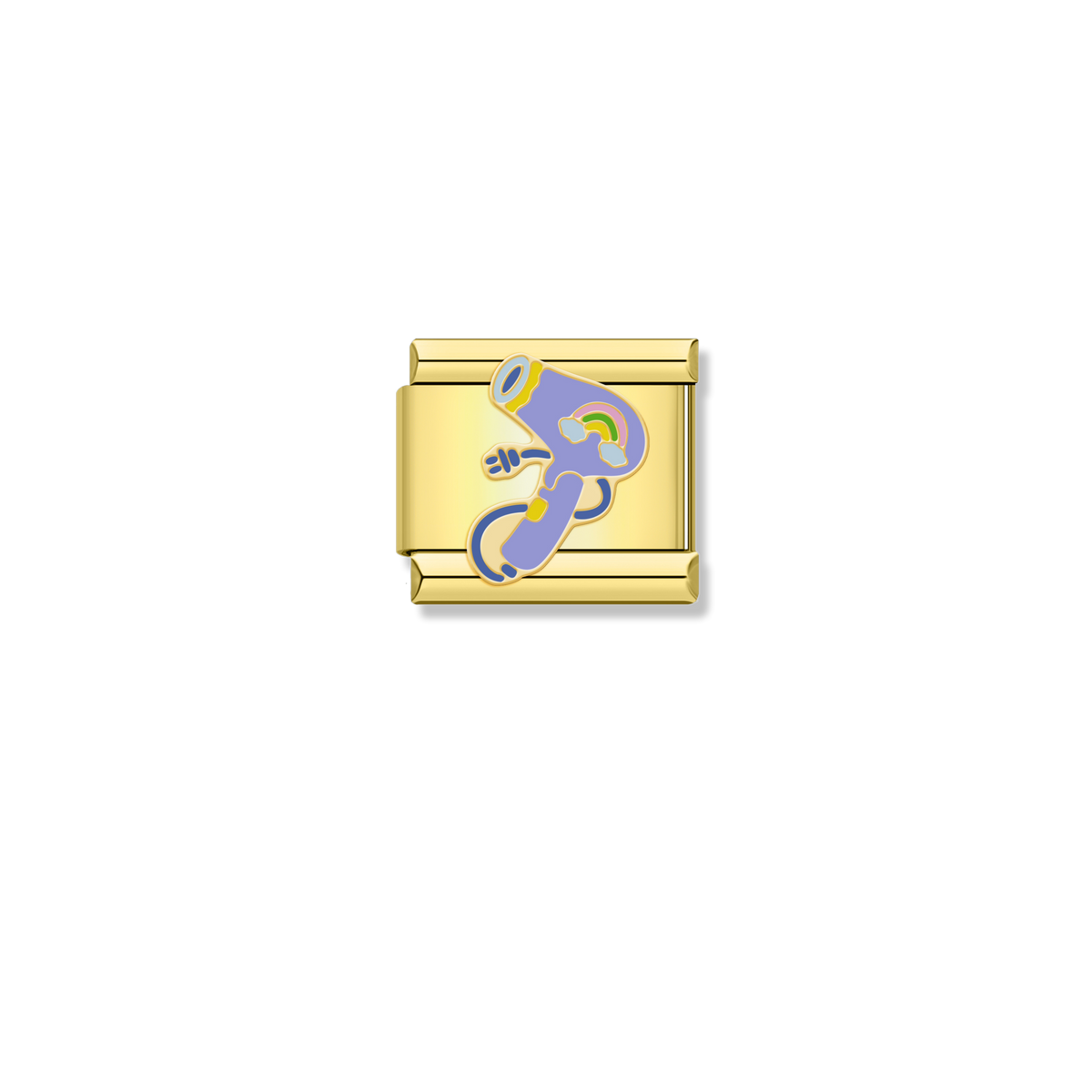 Rainbow Hair Dryer - Gold Charm