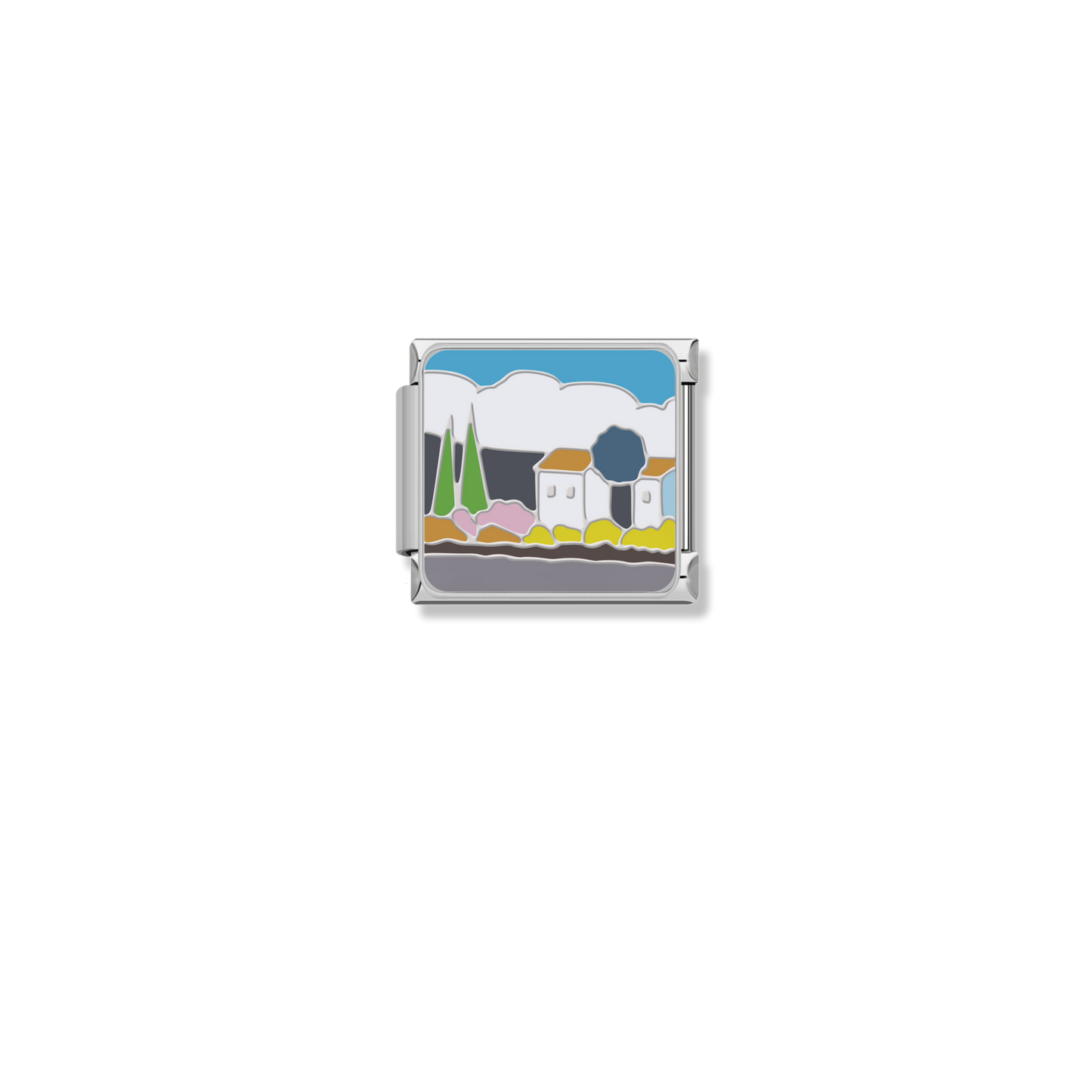 Tuscan Village View - Silver Charm