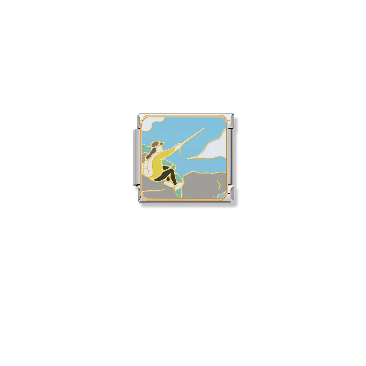 Rock Climber - Gold Charm