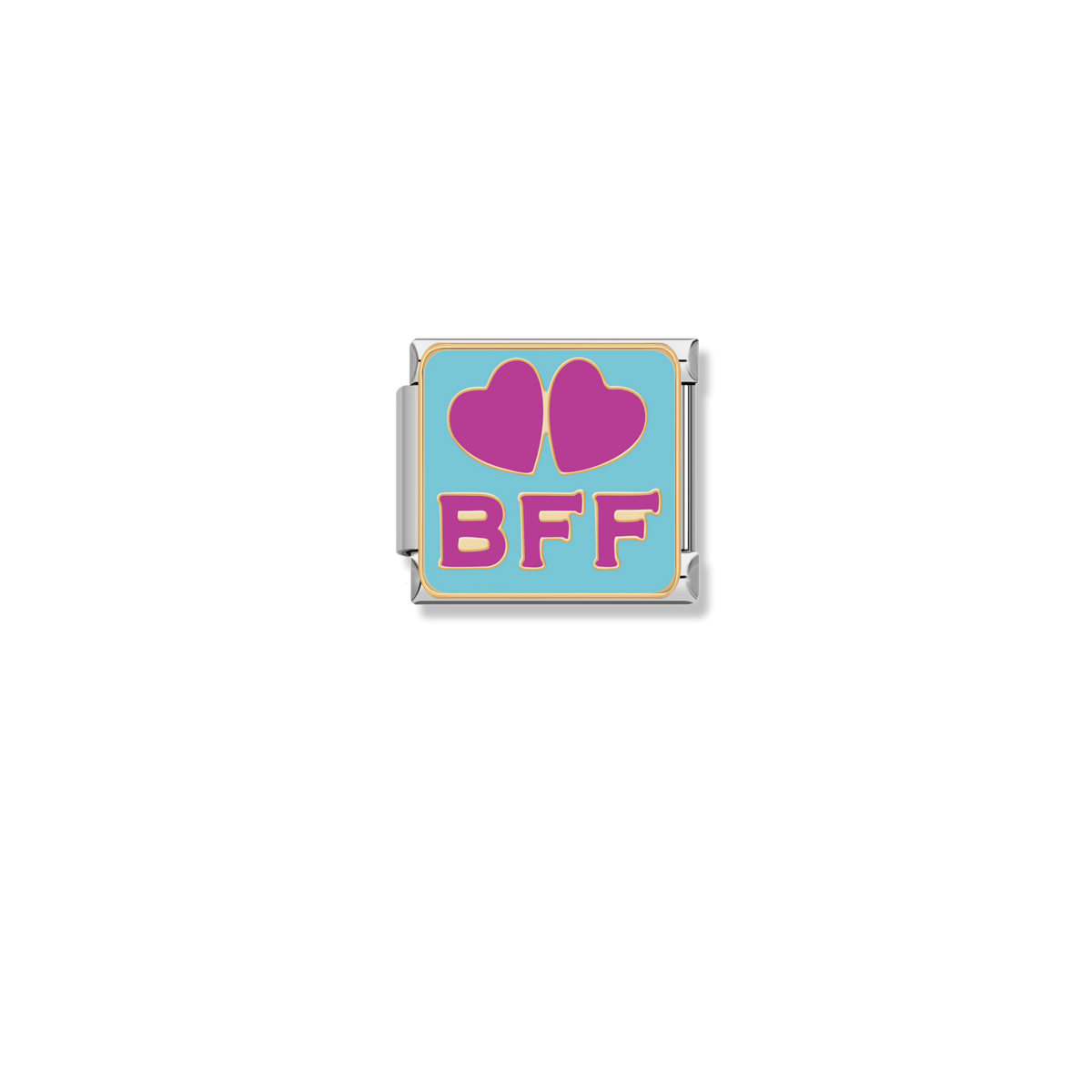 BFF Hearts - Gold Charm