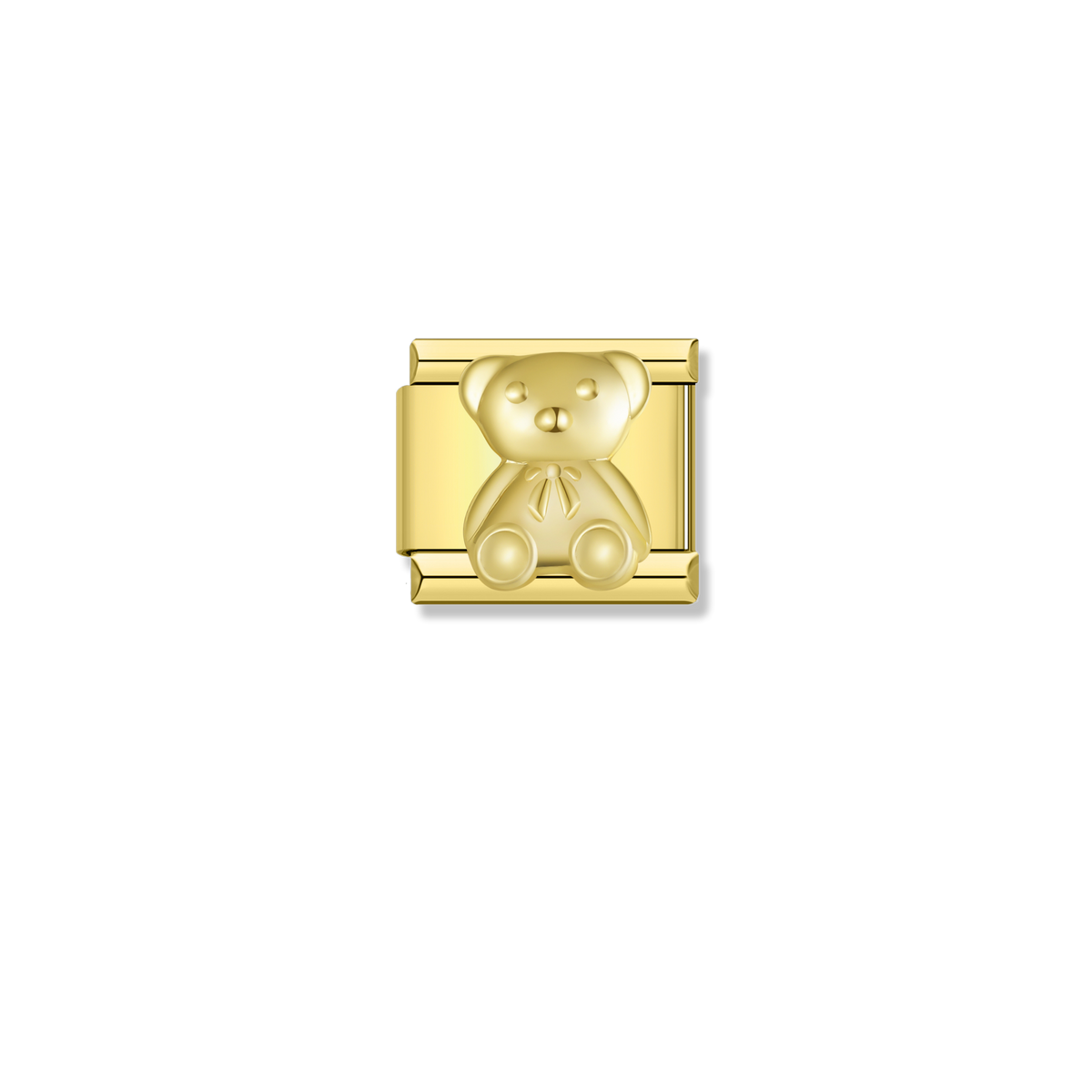 Golden Teddy Bear - Gold Charm
