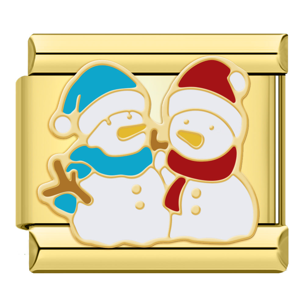 Snow Hug – Gold Charm