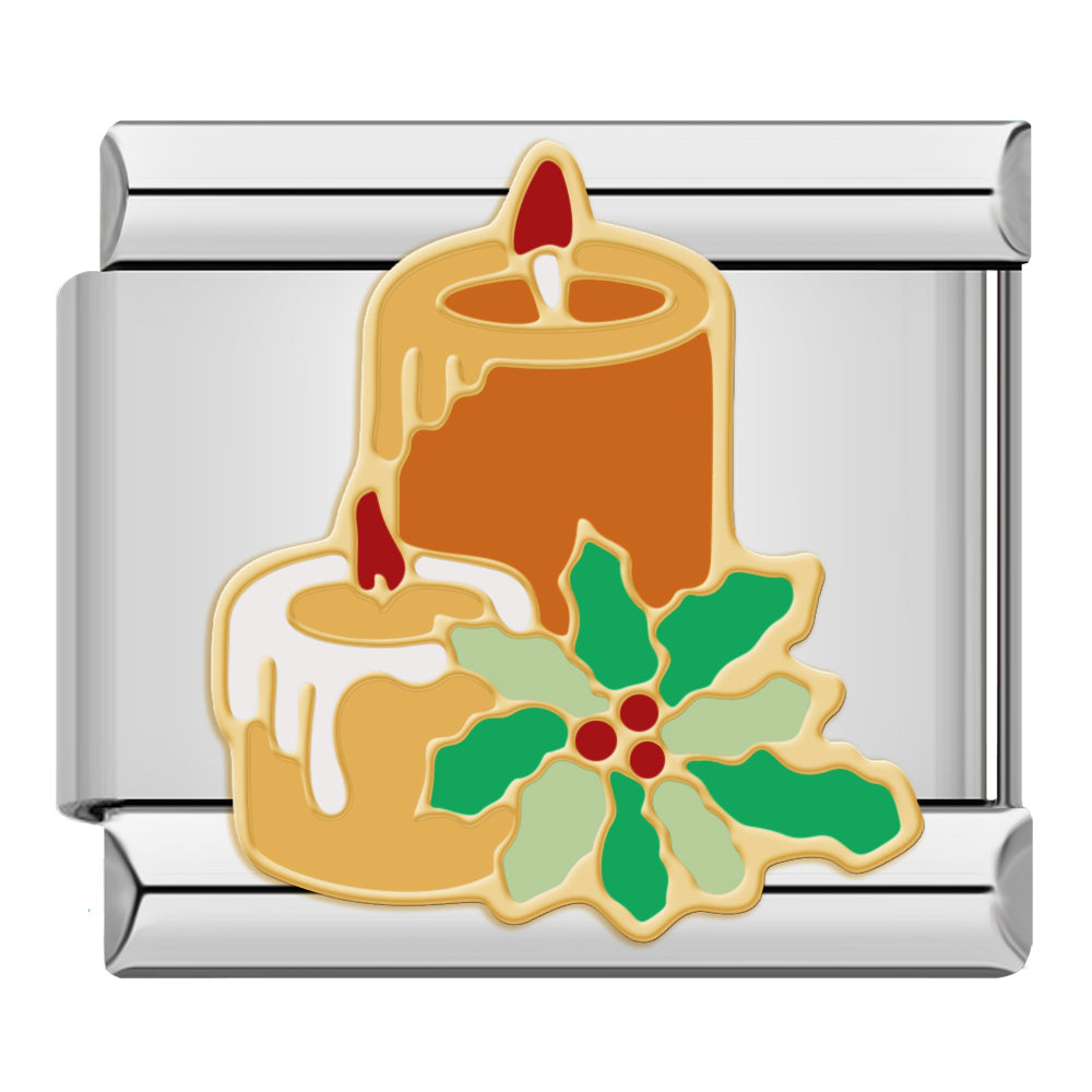 Holiday Candle – Silver Charm