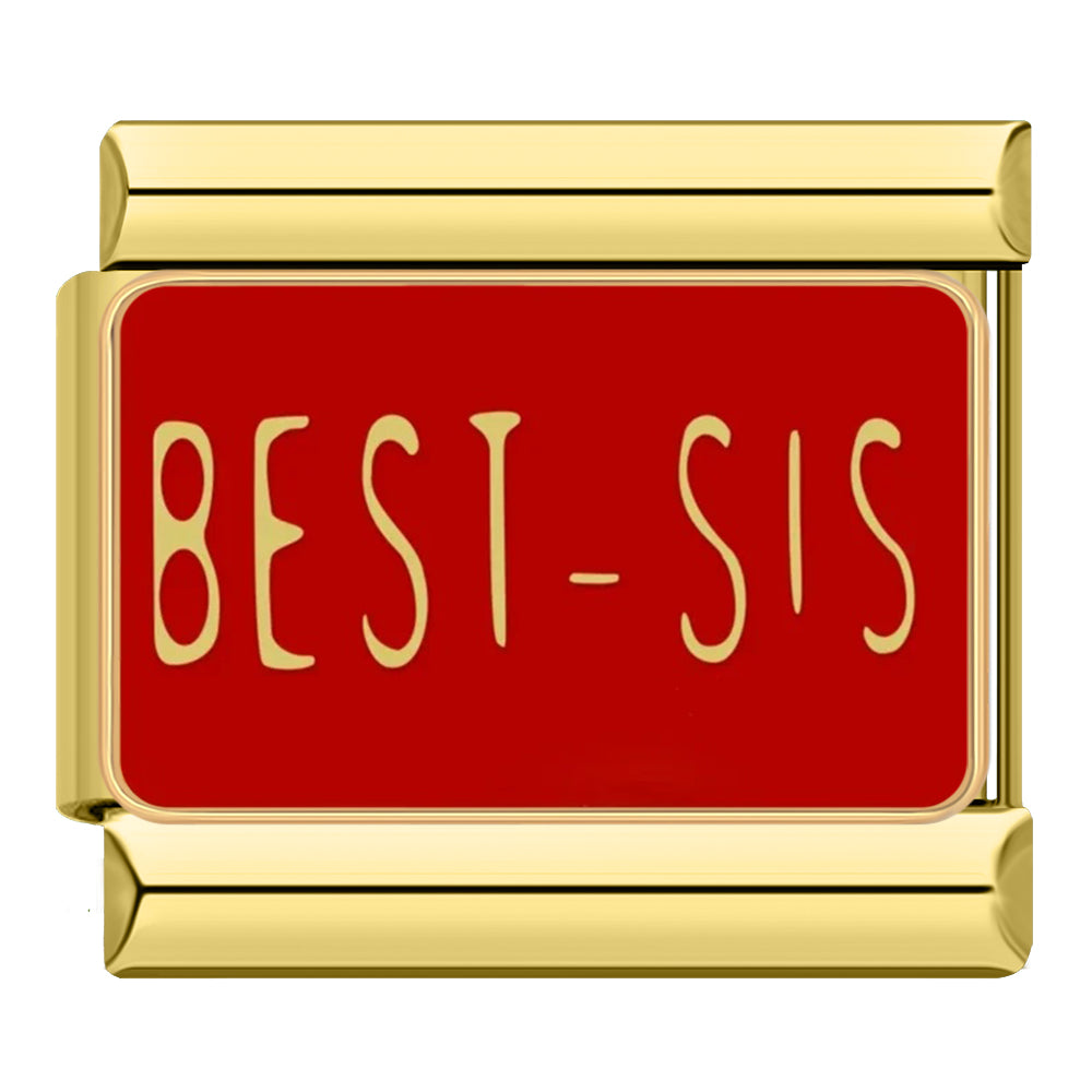 BEST SIS - Gold Charm - Charmris