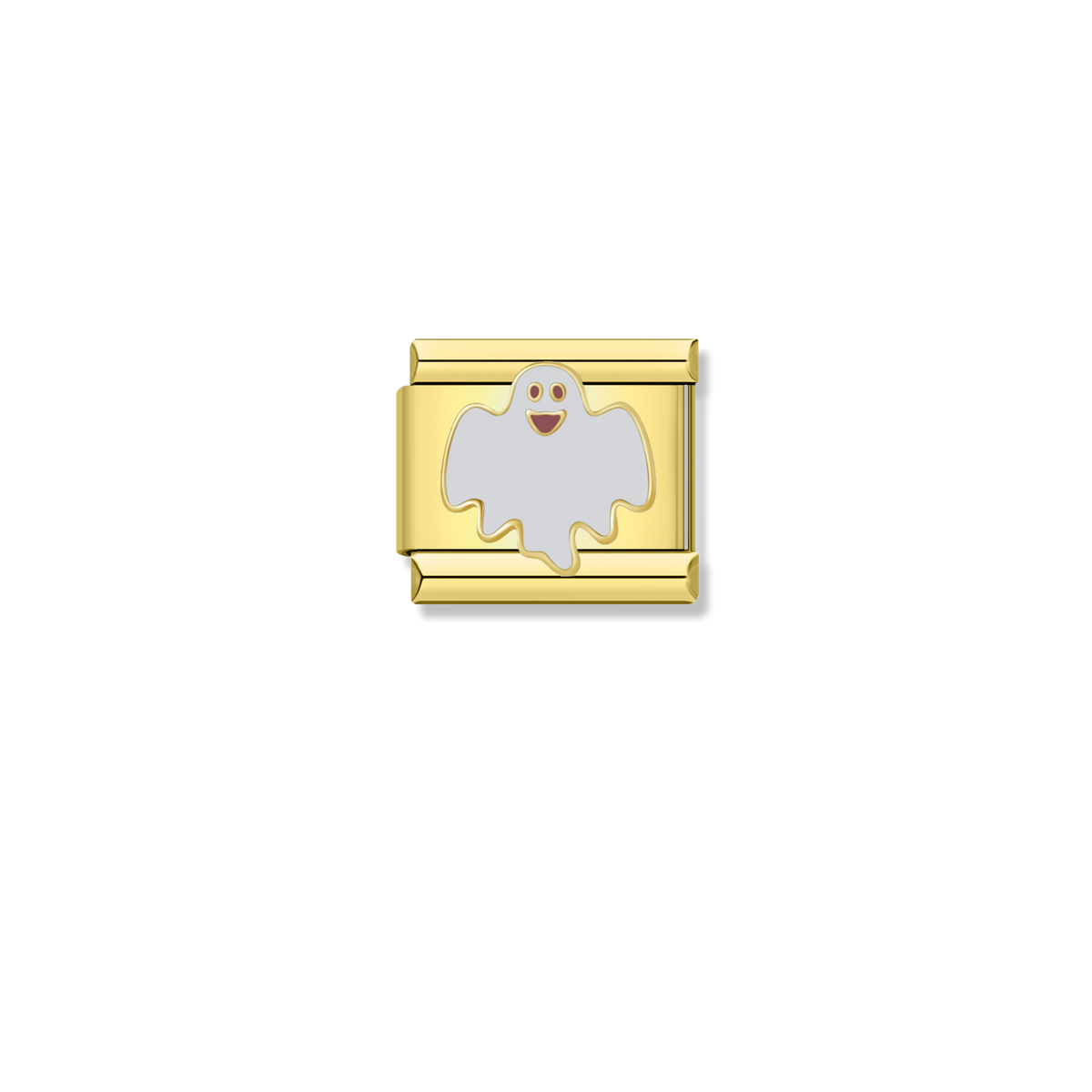 Smiling Ghost - Gold Charm