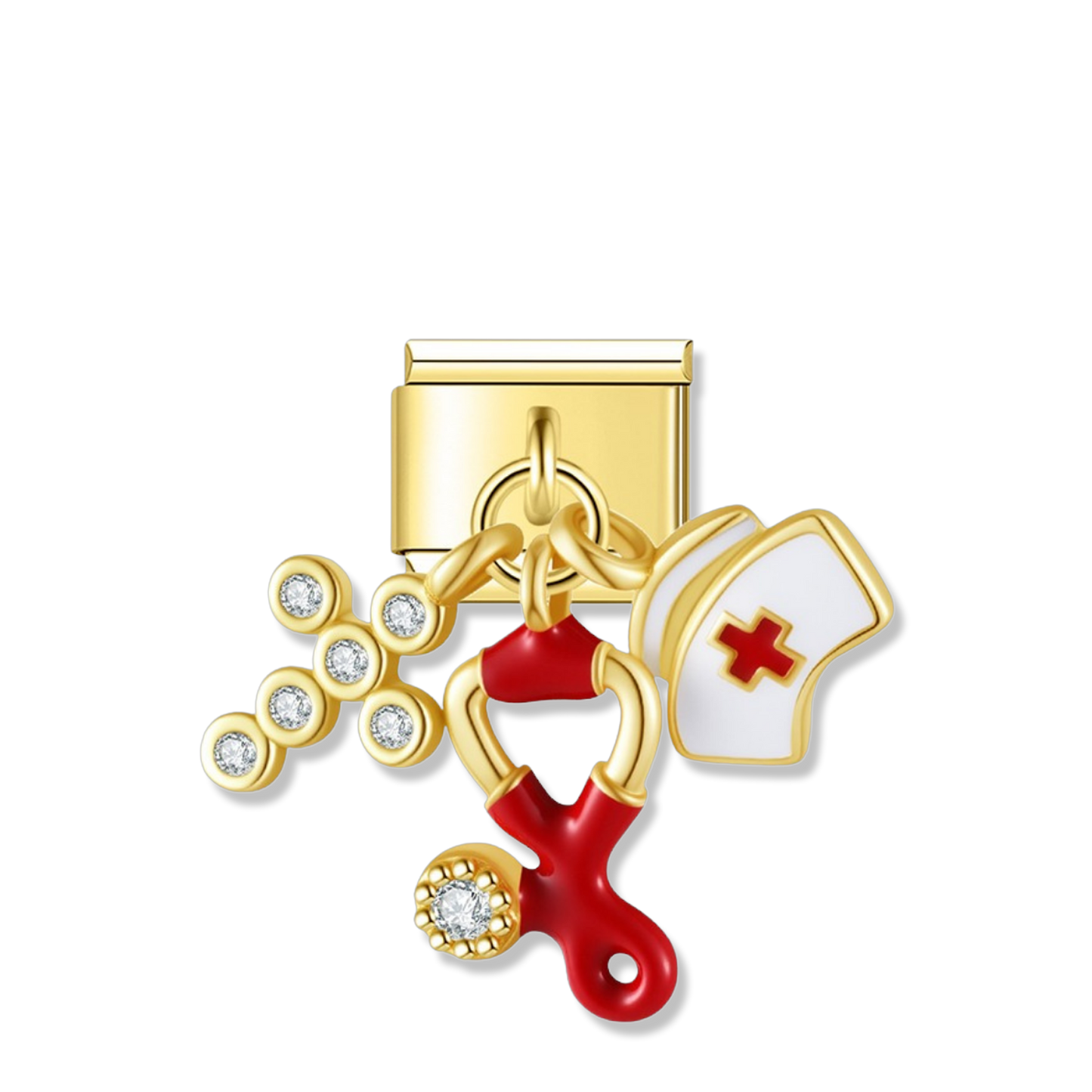 Nurse Care Kit - Gold Pendant Charm