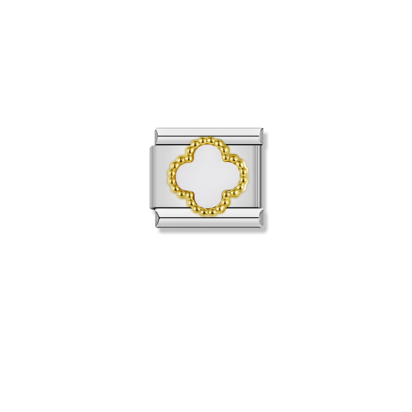 White Lucky Clover - Silver Charm