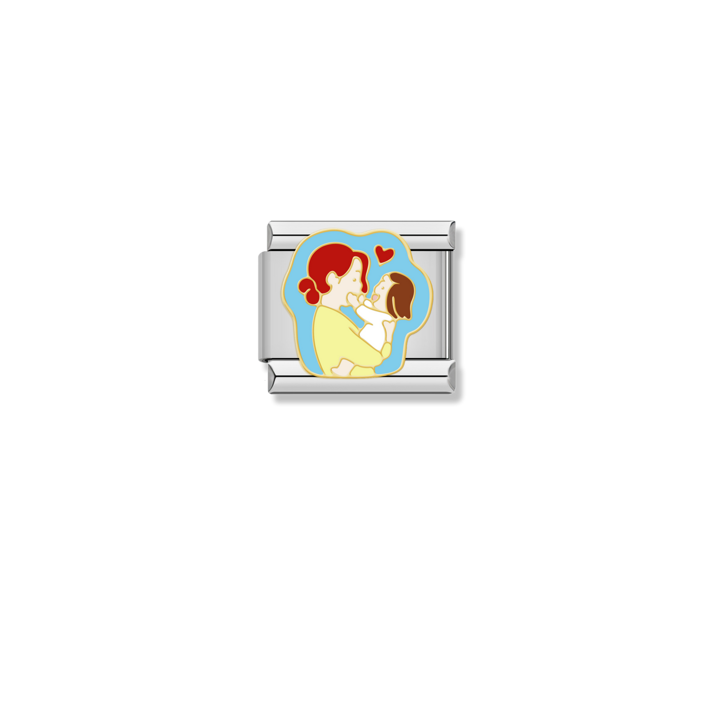 Mother And Baby - Silver Charm