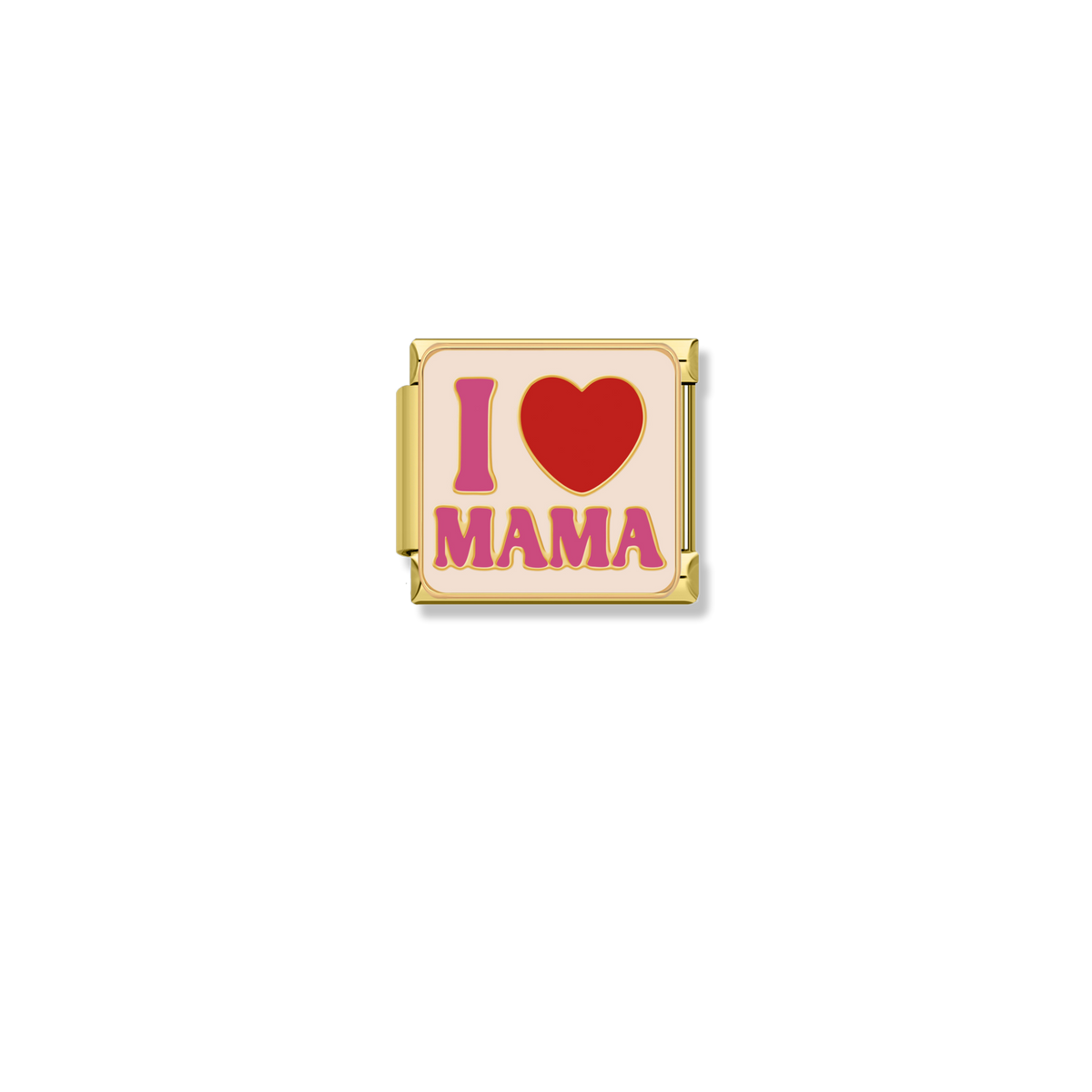 I Love Mama - Gold Charm
