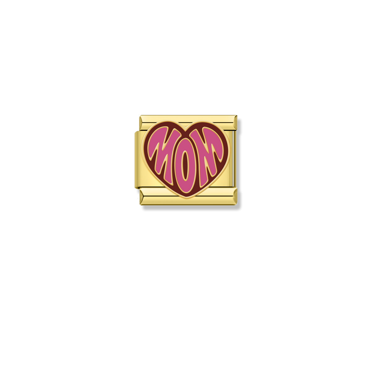 Mom Heart - Gold Charm