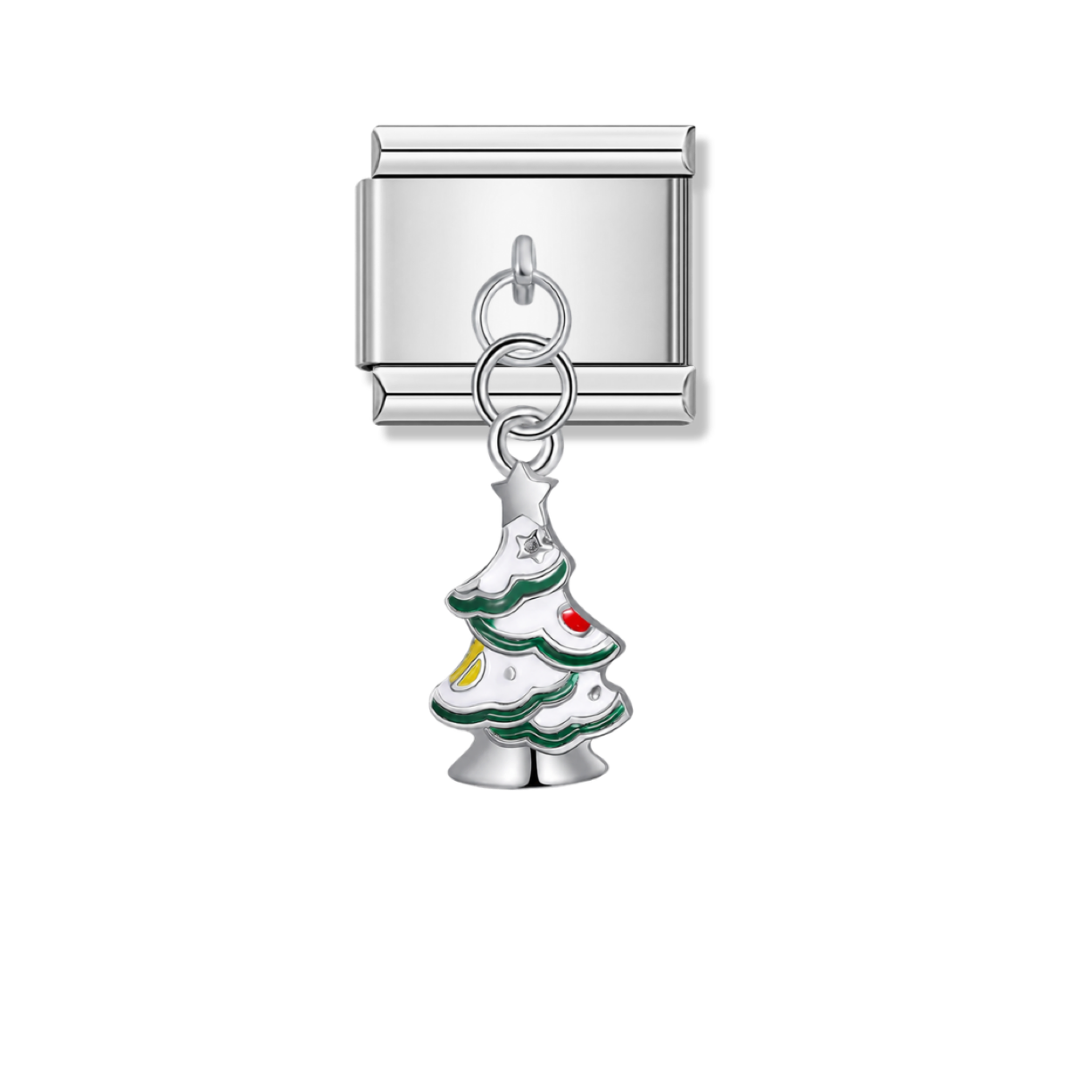 Holiday Wonder – silver Italian pendant charm by Italycharm