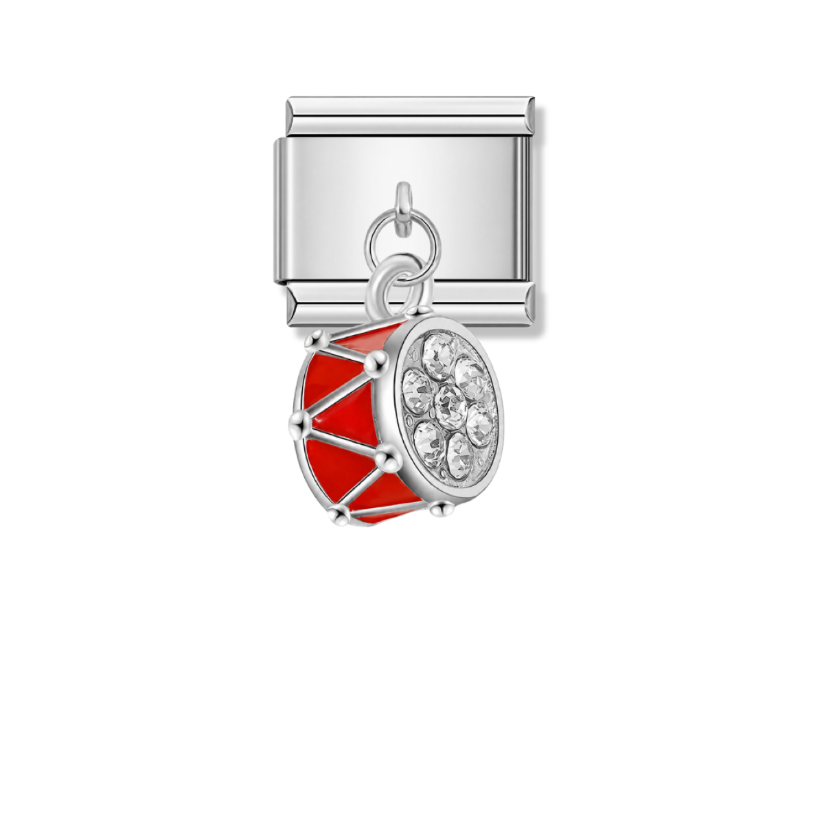 Red Drum – silver Italian pendant charm by Italycharm