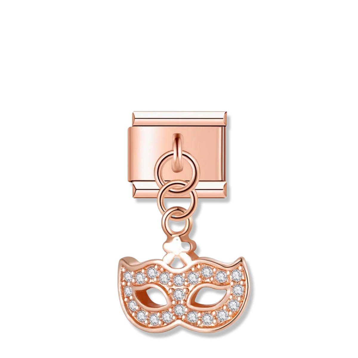 Masquerade Mask - Gold Pendant Charm