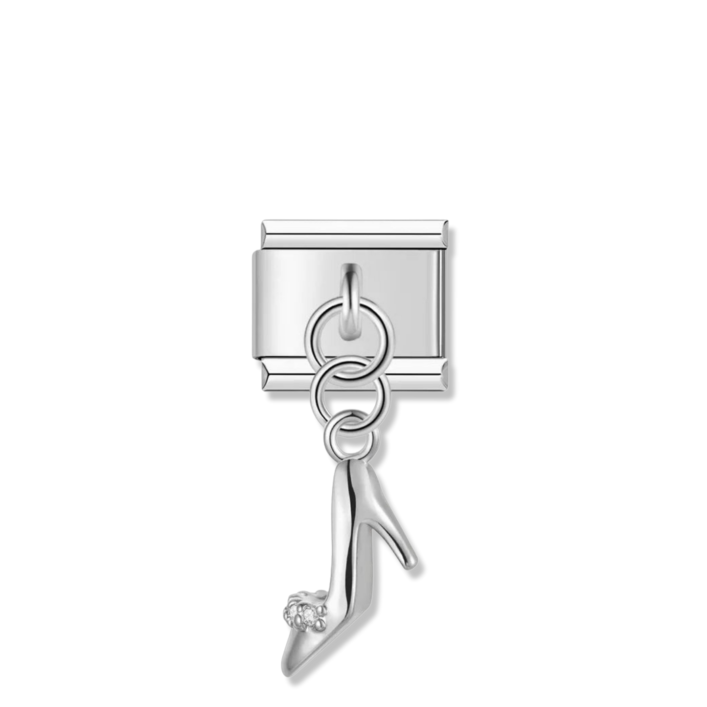 Stiletto Heel - Silver Pendant Charm