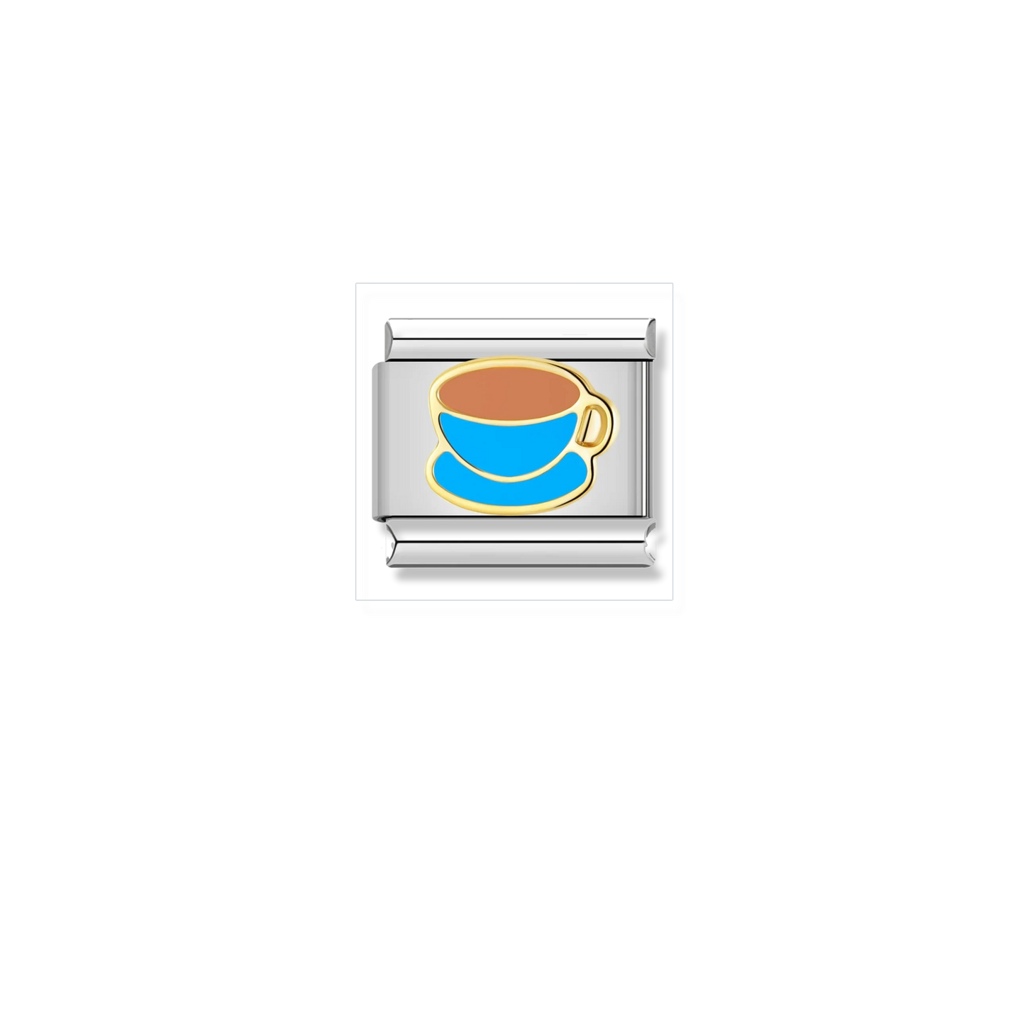 Coffee Cup - Gold Charm