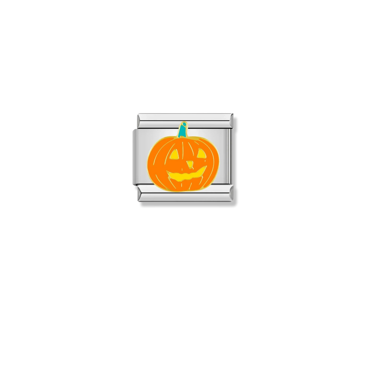 Happy Pumpkin - Silver Charm