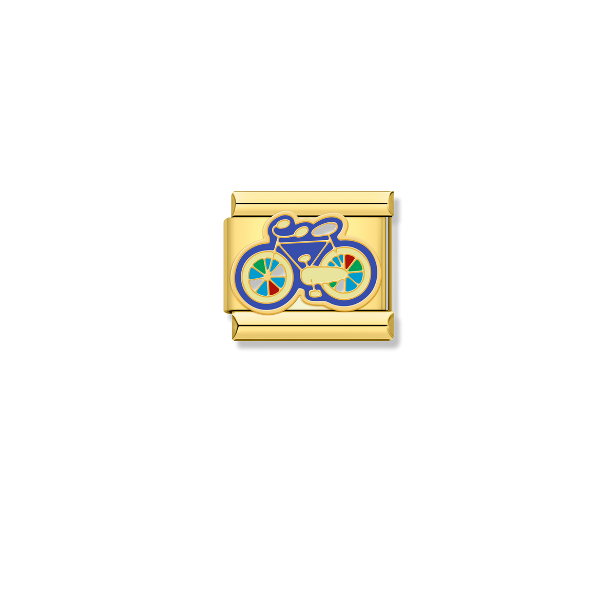 Colorful Bicycle - Gold Charm