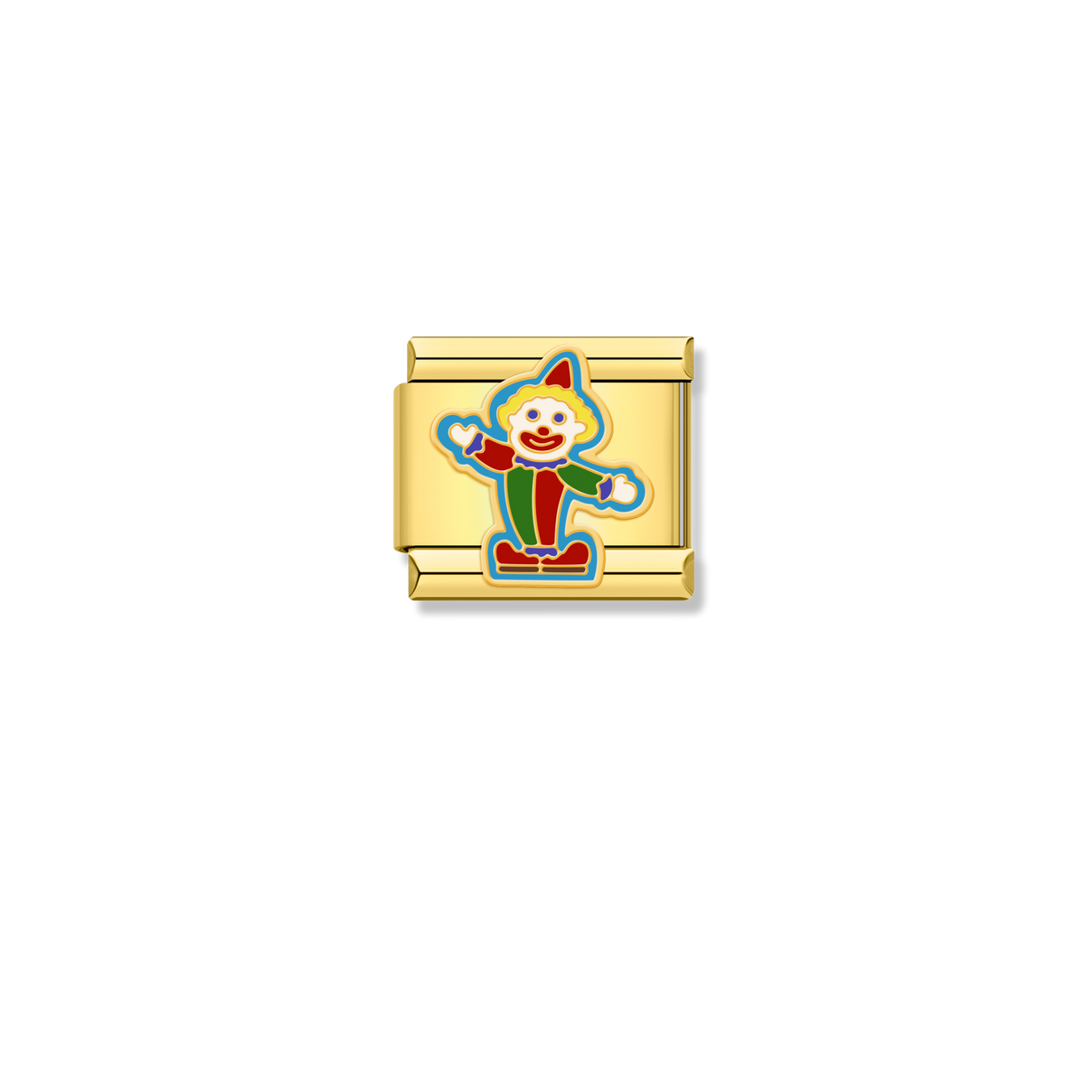 Circus Clown - Gold Charm
