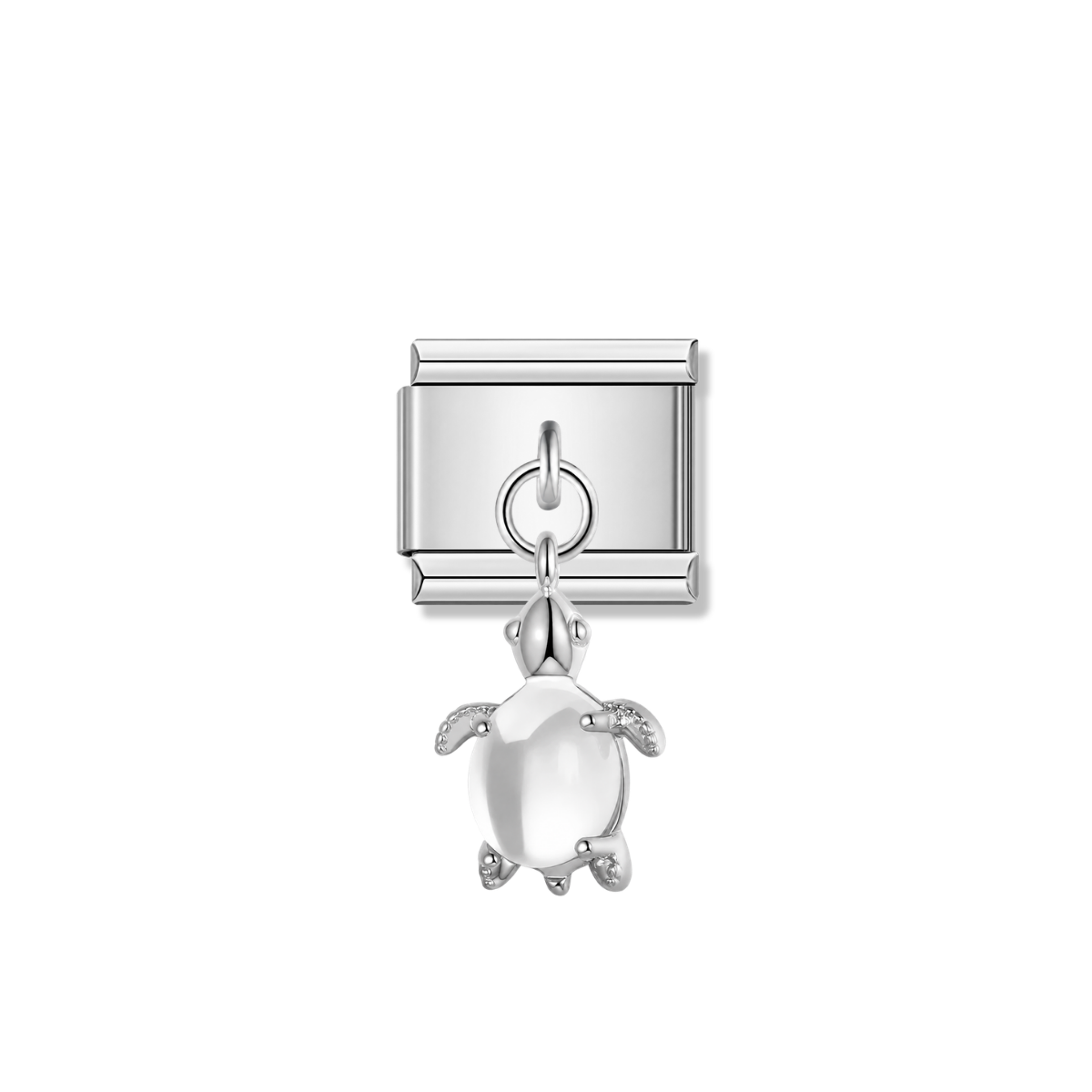 Lovely Purple Turtle – silver Italian pendant charm by Italycharm