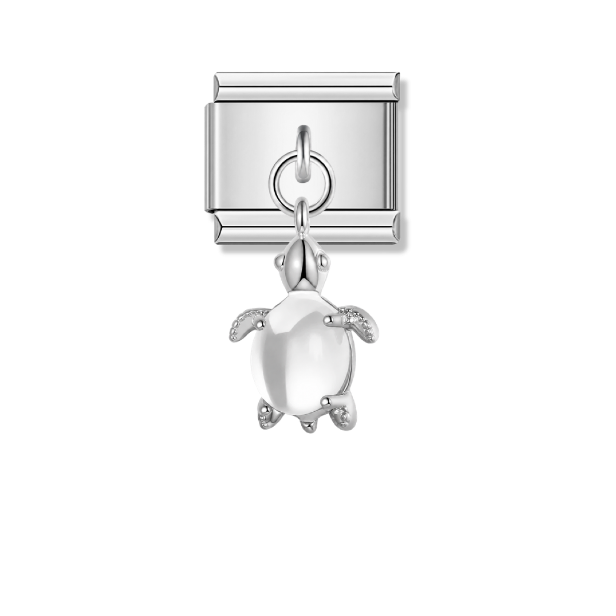 Lovely Purple Turtle – silver Italian pendant charm by Italycharm