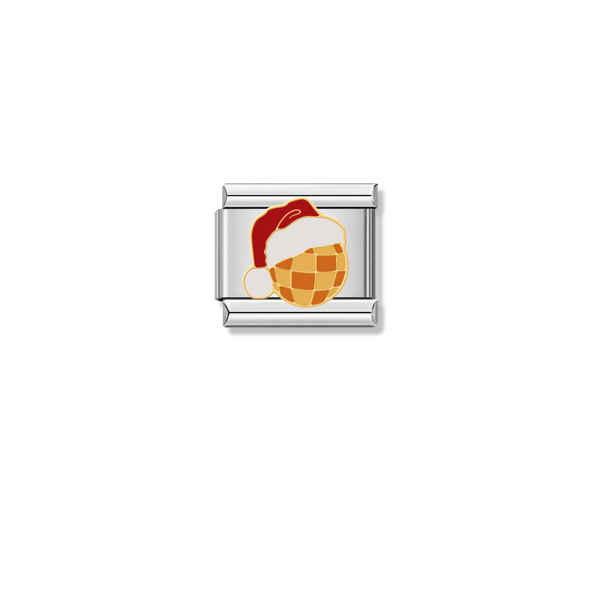 Festive Hat – silver Italian charm by Italycharm