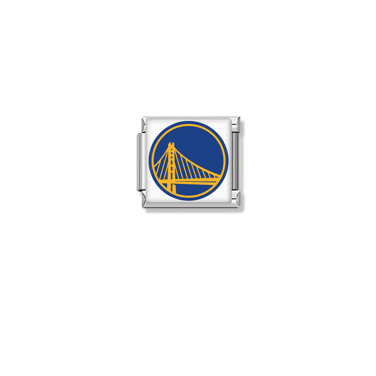 Golden State Warriors Logo – silver Italian charm by Italycharm