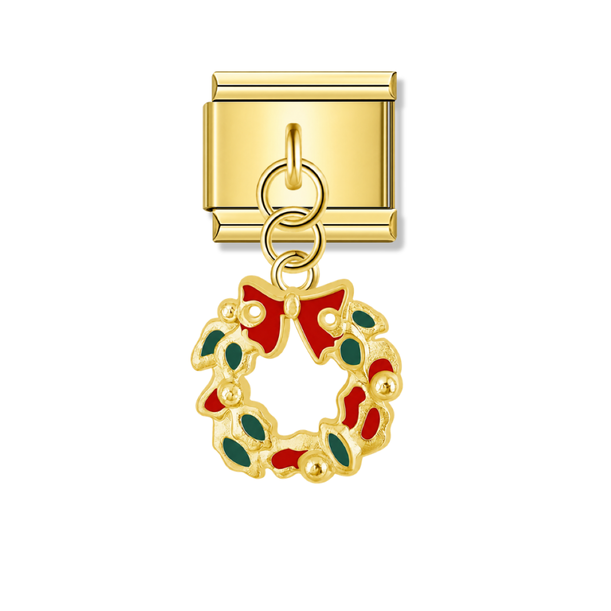 Golden Garland – gold Italian pendant charm by Italycharm