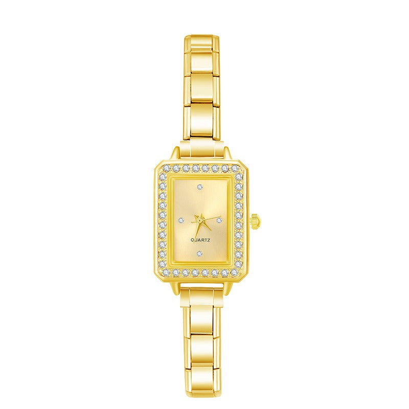 Imperiale Square – Champagne Dial Gold Women's Watch | Italycharm